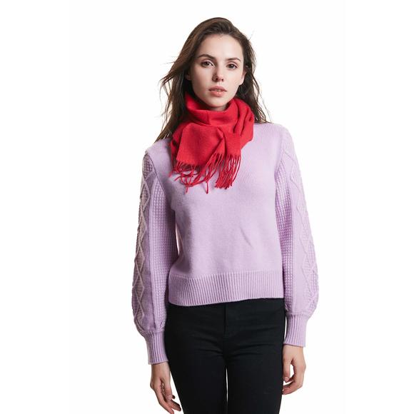 100% Cashmere 2025 Winter Scarf For Women, Fringed Edges, Warm & Soft,🤚 - Picture 2 of 8